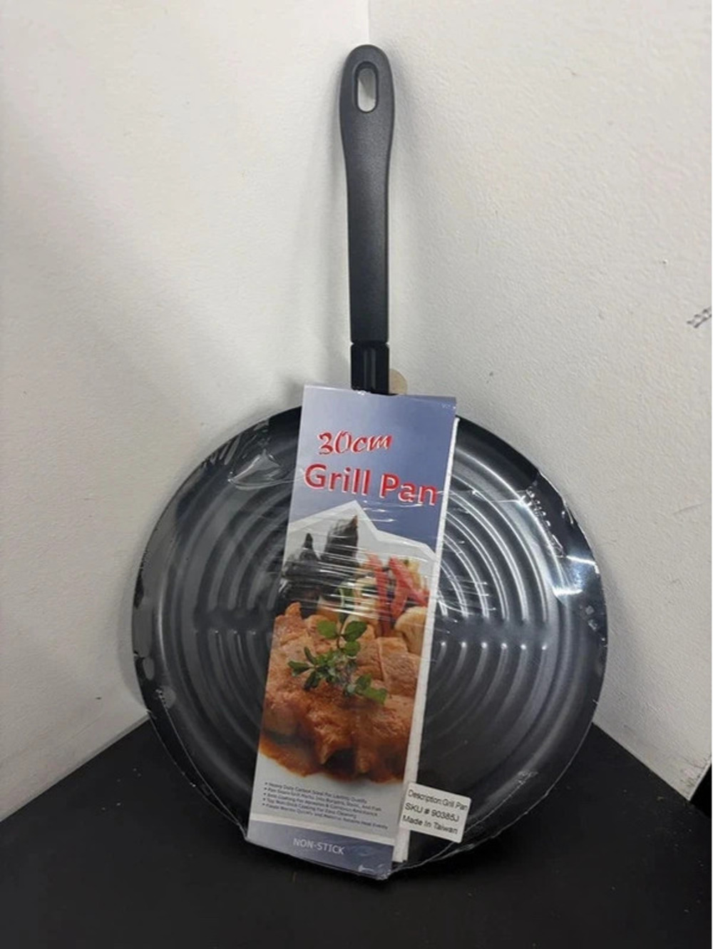 Grill Pan 30cm- Non-Stick Heavy Duty Carbon Steel (New in Package)